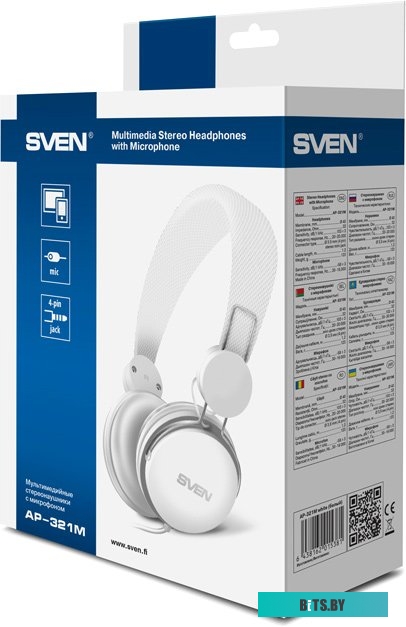 Наушники (Гарнитура) Sven AP-321M <SV-015381>