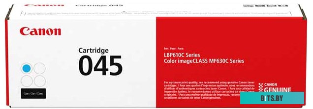 Картридж CANON 045C для принтера LBP611CN/613CDW/MF633Cdw/MF631Cn/MF635Cx голубой 1241C002