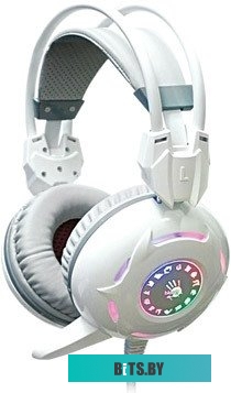 Наушники (Гарнитура) A4Tech Bloody G300 белая