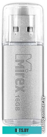 USB накопитель (Флешка) Mirex Unit Silver 16GB [13600-FMUUSI16]