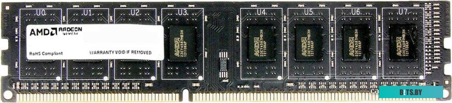 Модуль памяти AMD Radeon Value 4GB DDR3 PC3-10600 (R334G1339U1S-UO)