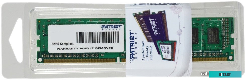 Оперативная память Patriot Signature 8GB DDR3 PC3-12800 (PSD38G16002)