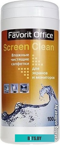 Влажные салфетки Favorit Office F130001 (100 шт)