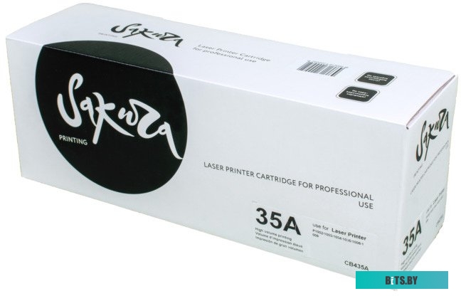 SACB435A Картридж SAKURA CB435A для HP LJ P1005/P1006, черный, 2000 к. 