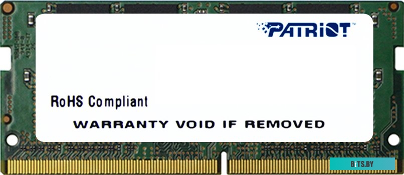 Оперативная память Patriot Signature Line 4GB DDR4 SODIMM PC4-19200 [PSD44G240081S]