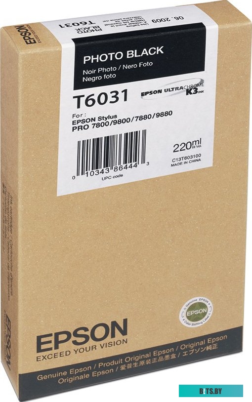 Картридж Epson C13T603100