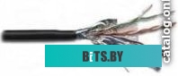 LAN-5EFTP-WP-OUT Кабель Lanmaster FTP 4 пары, кат. 5Е (100Mhz), PE, для внешней прокладки, Черный, 305 м