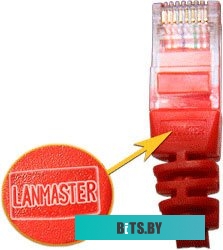 LAN6-45-45-3.0-LSZH Патч-корд LANMASTER LSZH UTP кат.6, с заливными колпачками, 3.0 м, оранжевый
