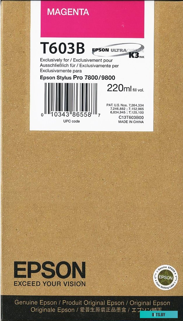 Картридж Epson C13T603B00