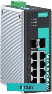 Коммутатор MOXA EDS-G308, 8 портов 10/100/1000BaseT(X), IP30, от 0 до 60°C, DIN-Rail