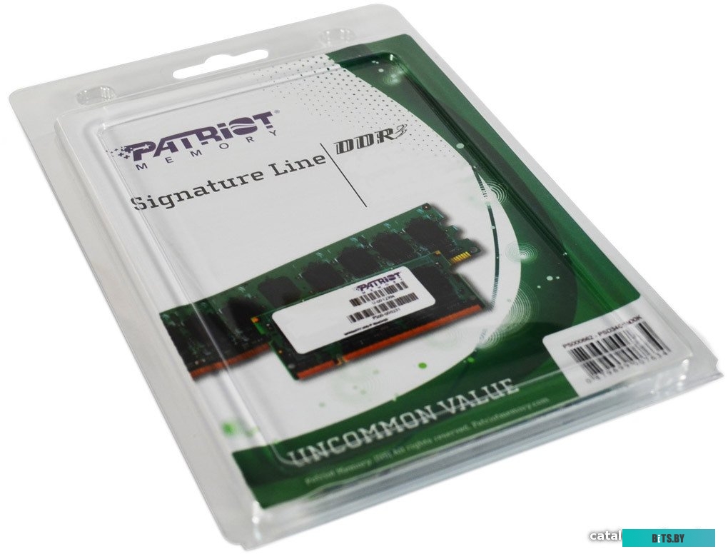 Оперативная память Patriot Signature 4GB DDR3 SO-DIMM PC3-10600 (PSD34G13332S)