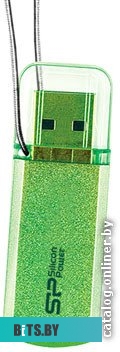 USB накопитель (Флешка) Silicon Power Helios 101 Green 64GB (SP064GBUF2101V1N)