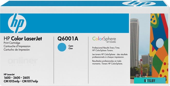 Картридж HP Q6001A Q6001A