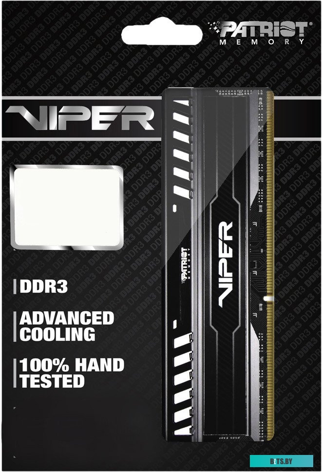 Оперативная память Patriot Viper 3 Black Mamba 8GB DDR3 PC3-12800 (PV38G160C0)