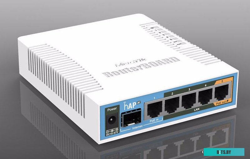 Беспроводной маршрутизатор Mikrotik hAP ac [RB962UiGS-5HacT2HnT]