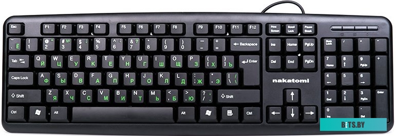 Клавиатура Nakatomi KN-02U Black