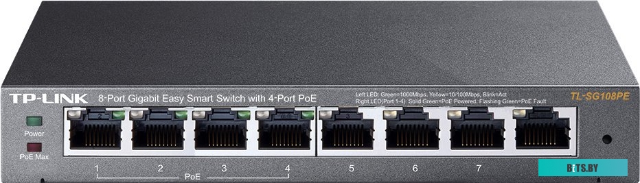 TP-Link Коммутатор TL-SG108PE