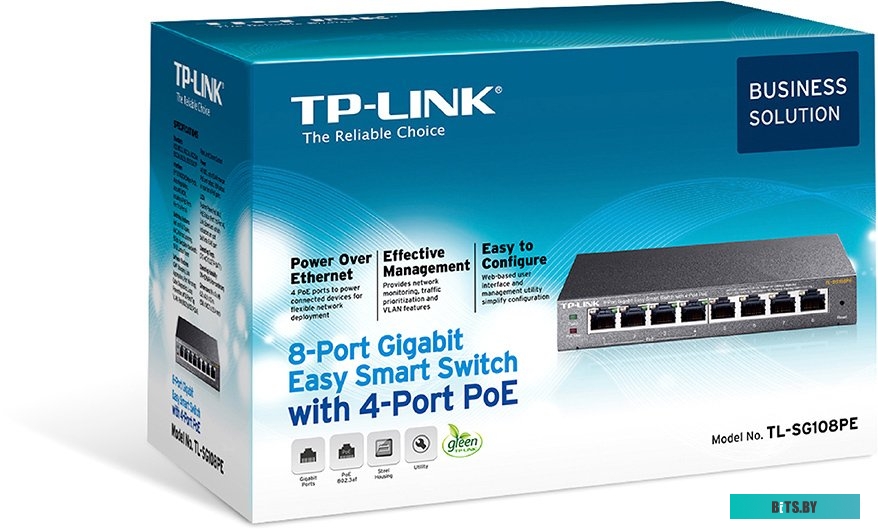 TP-Link Коммутатор TL-SG108PE