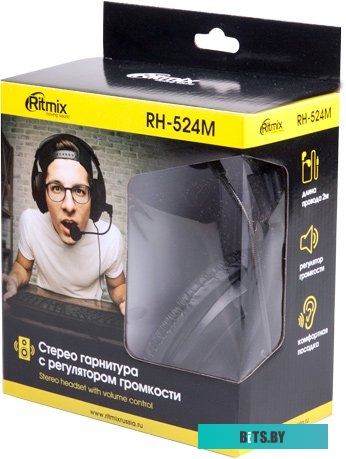Наушники (Гарнитура) Ritmix RH-524M