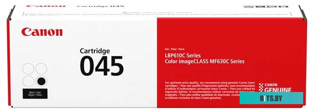 Картридж CANON 045Bk для принтера LBP611CN/613CDW/MF633Cdw/MF631Cn/MF635Cx черный 1242C002