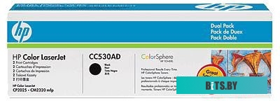 Картридж HP CC530AD 2 шт.