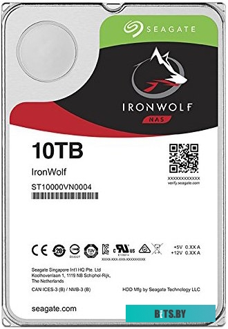 Жесткий диск Seagate Ironwolf 10TB [ST10000VN0004]