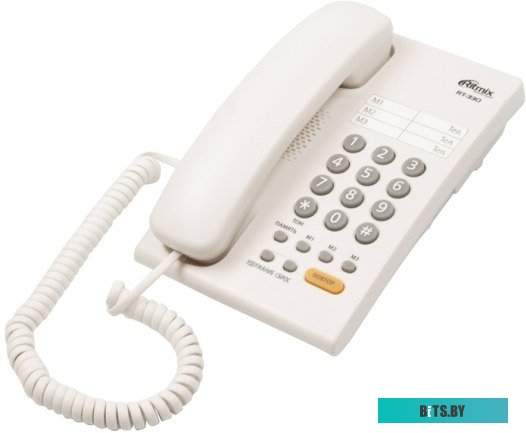 Проводной телефон Ritmix RT-330 (белый)