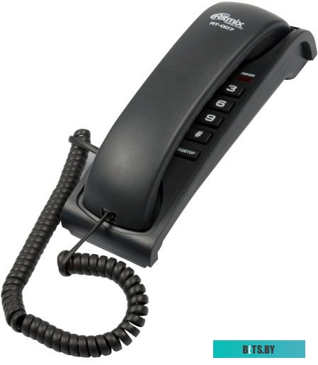 Проводной телефон Ritmix RT-007 (черный)