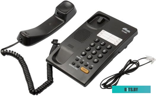 Проводной телефон Ritmix RT-330 (черный)