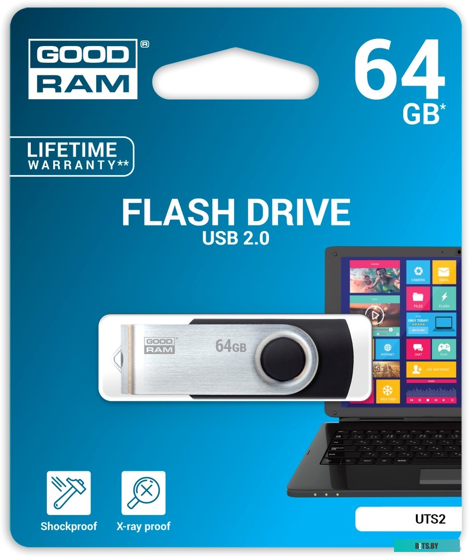 USB накопитель (Флешка) GoodRam UTS2 32GB OTG (черный) [UTS2-0320K0R11]