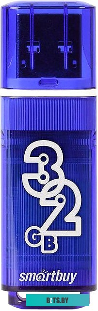 USB накопитель (Флешка) Smart Buy Glossy Dark Blue 32GB [SB32GBGS-DB]