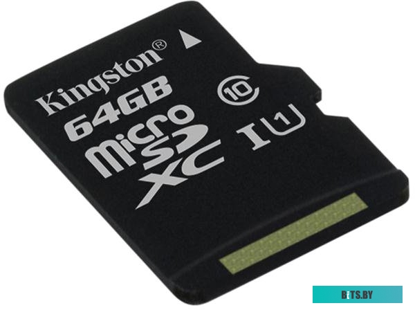 Карта памяти Kingston microSDXC UHS-I (Class 10) 64GB [SDC10G2/64GBSP]