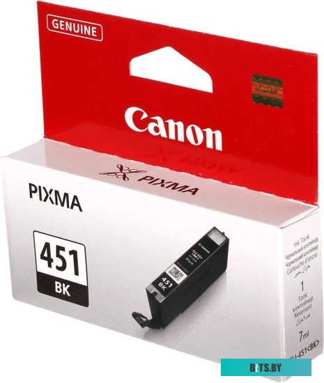 Чернильница CLI-451Bk черная для Canon iP7240/MG6340/5440/5540/6640/MX924 6523B001