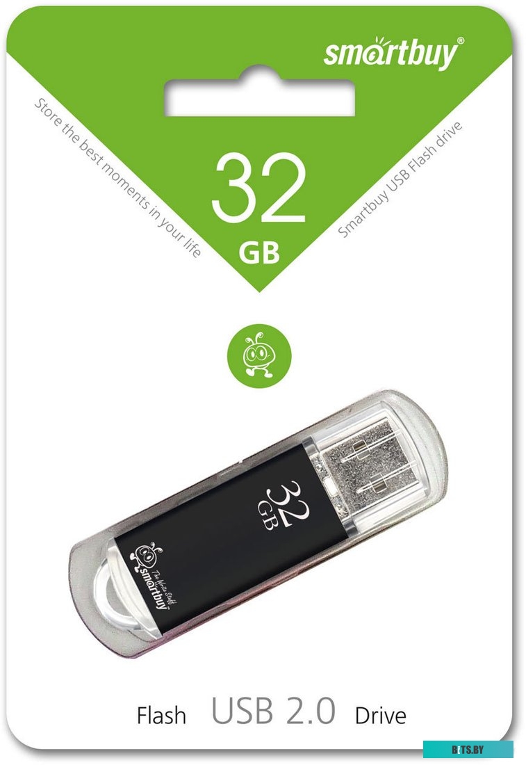 USB накопитель (Флешка) Smart Buy V-Cut 32GB (черный) [SB32GBVC-K]