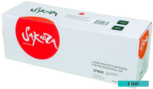 SACF403X  Картридж SAKURA CF403X для HP  Color LaserJet Pro M252n/M252dn/MFP277dw/277n, пурпурный, 2300 к. 