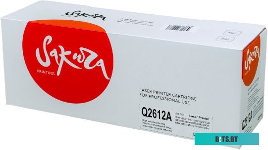 Картридж SAKURA Q2612A для HP LJ 1010/1012/1015/1020/1022/3015/3020/3030, черный, 2000 к.