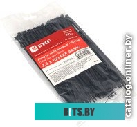 plc-cb-2.5x150 Хомут нейлоновый черный (2,5х150) (100шт.) EKF PROxima