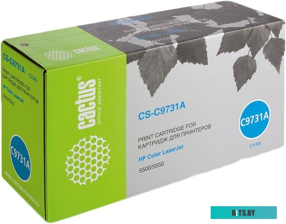 Картридж Cactus CS-C9731A Cyan для hp LJ 5500/5550