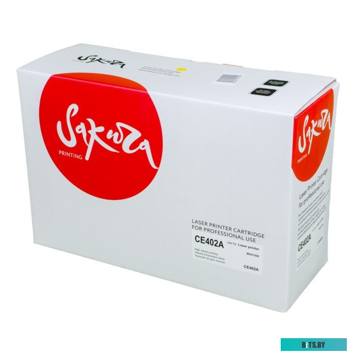 SACE402A Картридж Sakura SACE402A для HP Enterprise 500 Color M551n/525f/525dn/570/575f, желтый, 6000 к.