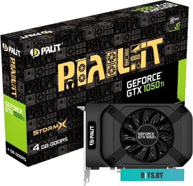 Видеокарта Palit GeForce GTX 1050 Ti StormX 4GB GDDR5 [NE5105T018G1-1070F]