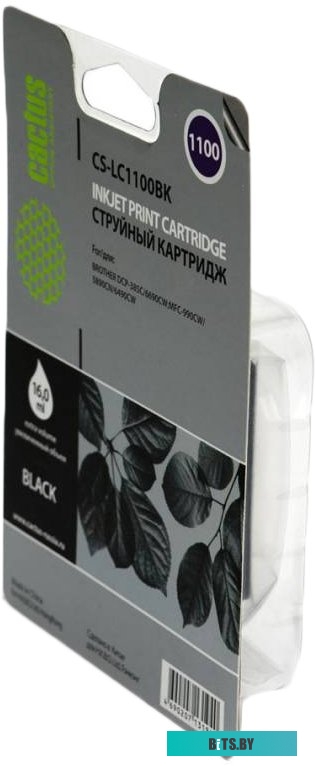 Картридж Cactus CS-LC1100BK (аналог Brother LC1100BK)
