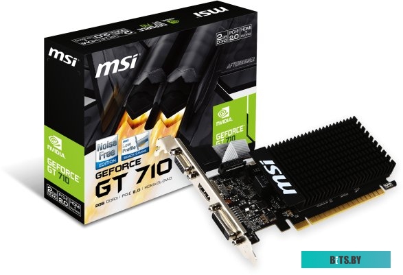 Видеокарта MSI GeForce GT 710 2GB DDR3 [GT 710 2GD3H LP]
