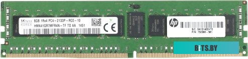 Модуль памяти для сервера HP 8GB DDR4 PC4-17000 [805669-B21]