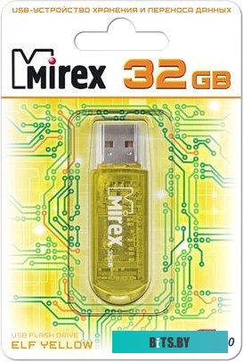 USB накопитель (Флешка) Mirex Color Blade Elf Yellow 32GB [13600-FMUYEL32]