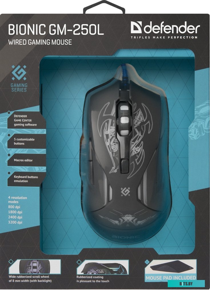 Мышь Defender Bionic GM-250L <52250>
