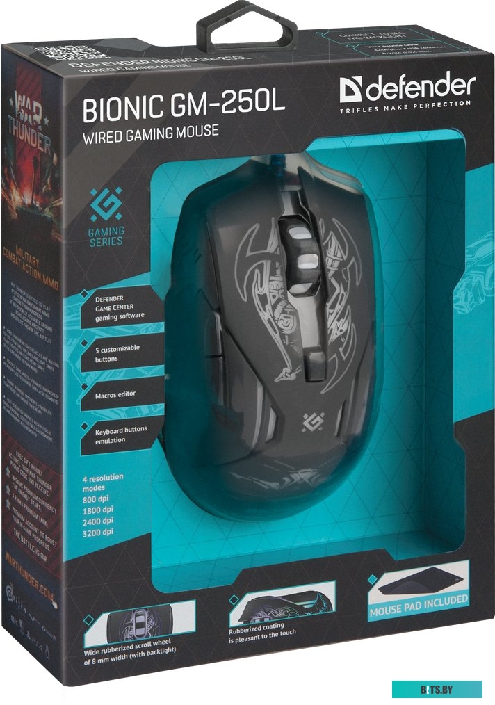 Мышь Defender Bionic GM-250L <52250>