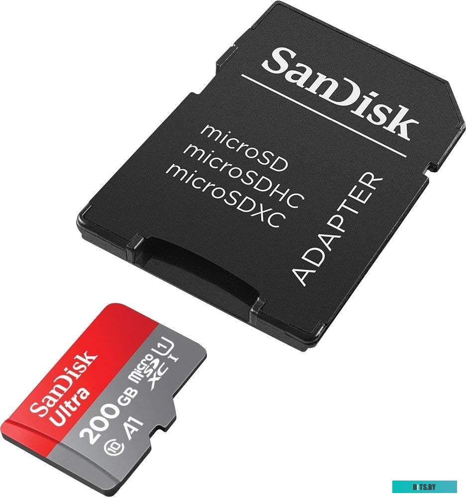 Карта памяти SanDisk Ultra SDSQUAR-200G-GN6MA microSDXC 200GB (с адаптером)