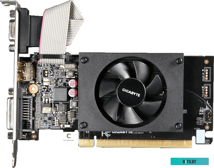 Видеокарта Gigabyte GeForce GT 710 2GB DDR3 [GV-N710D3-2GL]