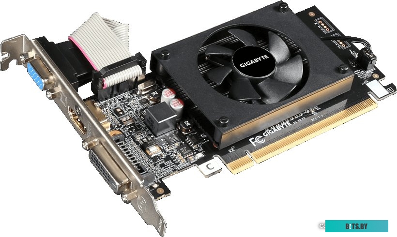 Видеокарта Gigabyte GeForce GT 710 2GB DDR3 [GV-N710D3-2GL]