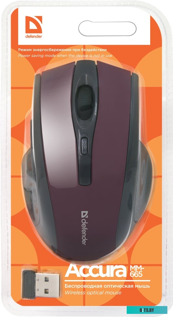 Мышь Defender Accura MM-665 (красный) <52668>